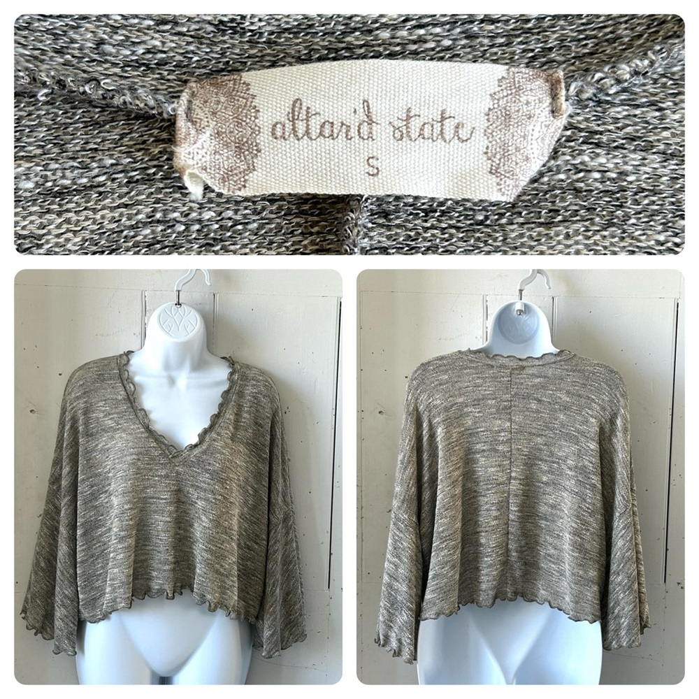 Altar'd State Thin Knit Cropped Sweater